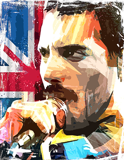 Regular Fit Printed T-Shirt FREDDIE MERCURY — image 6