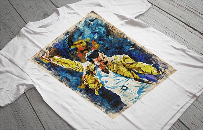 Regular Fit Printed T-Shirt Freddie Mercury