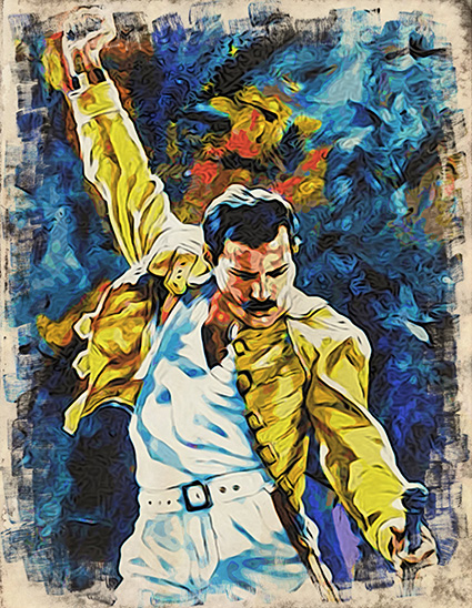 Regular Fit Printed T-Shirt Freddie Mercury — image 6