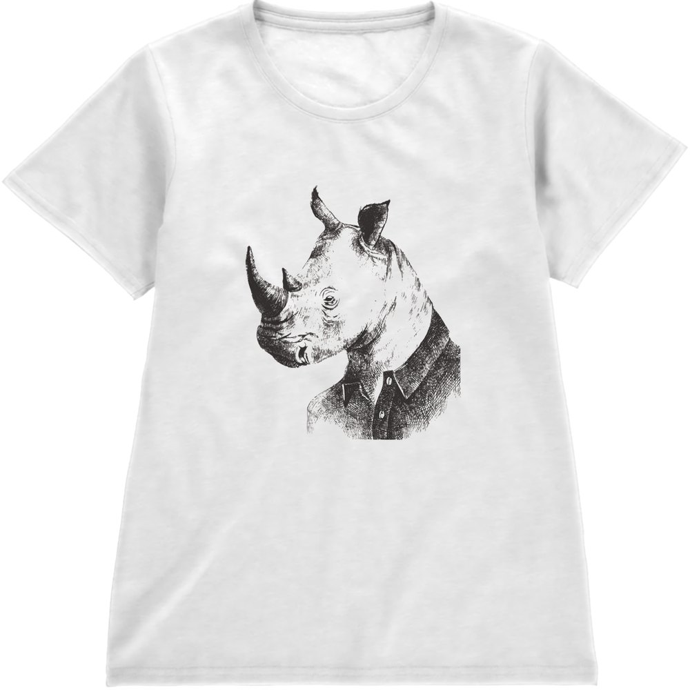 Regular Fit Printed T-Shirt  Rhino — image 4