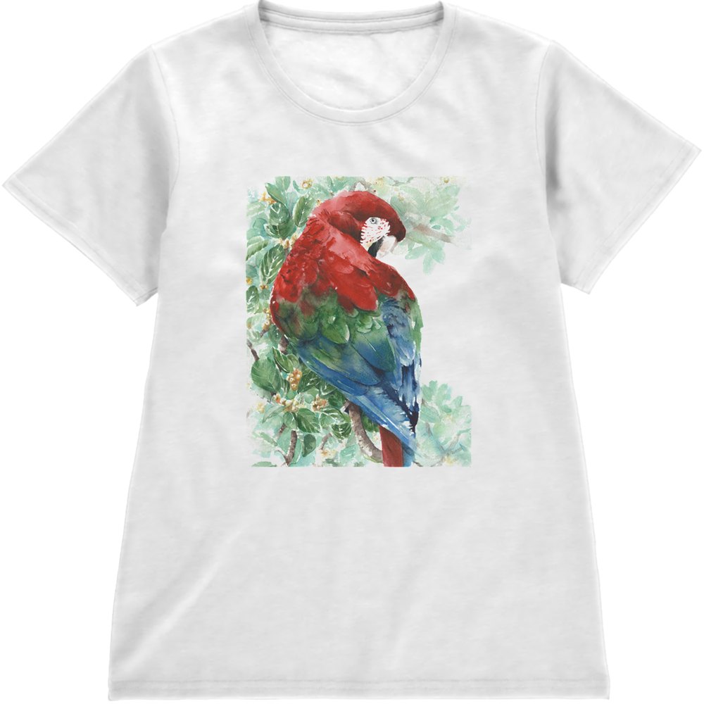 Regular Fit Printed T-Shirt  Parrot — image 4