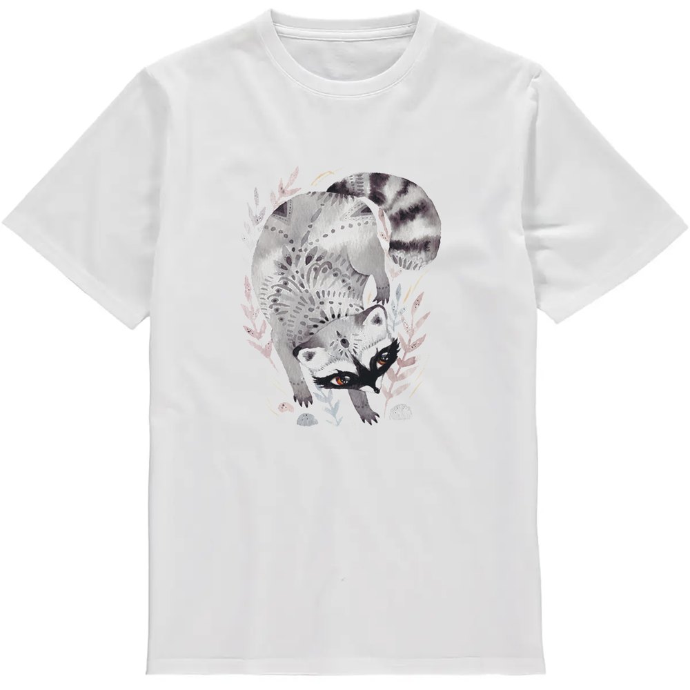 Regular Fit Printed T-Shirt  Raccoon — image 2