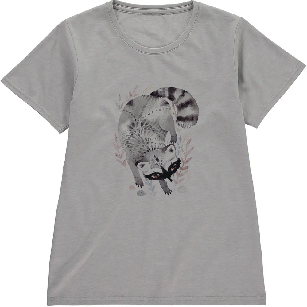 Regular Fit Printed T-Shirt  Raccoon — image 5