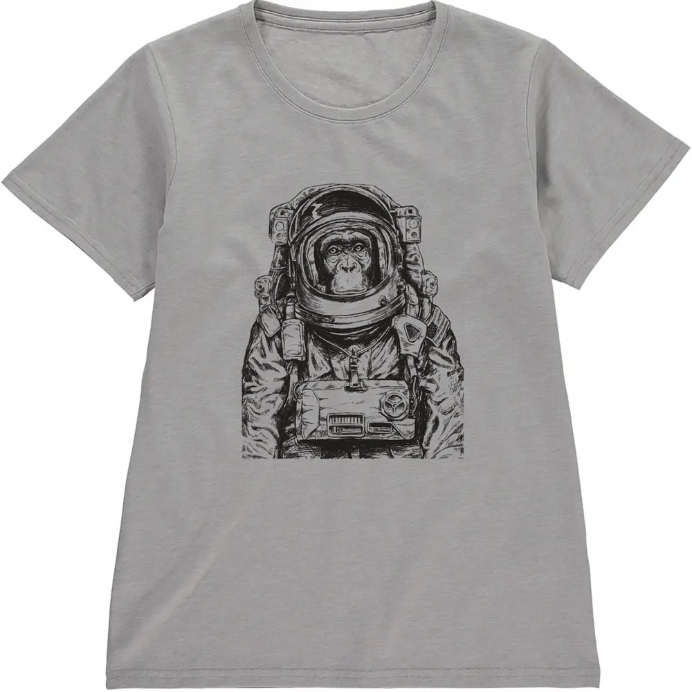 Regular Fit Printed T-Shirt  Astronaut Monkey — image 5
