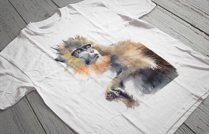 Regular Fit Printed T-Shirt  Monkey