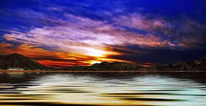 Sunset Canvas Wall Art Canvas Print