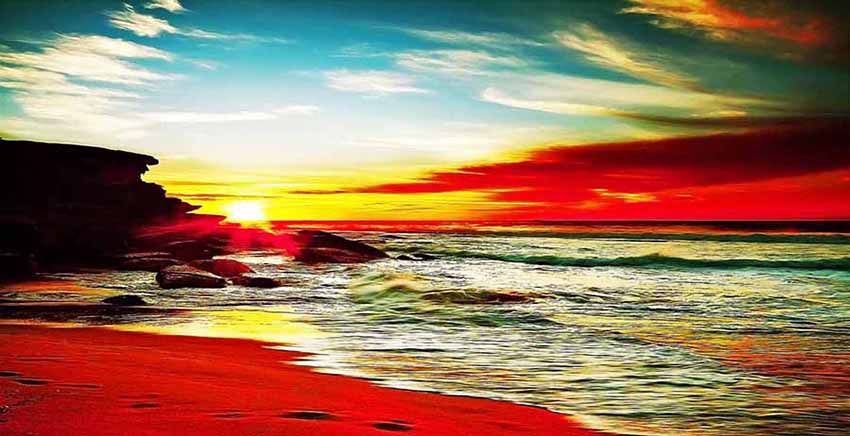 Sunset Canvas Wall Art Canvas Print
