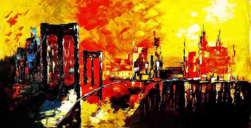 Abstract Canvas Wall Art Canvas Print
