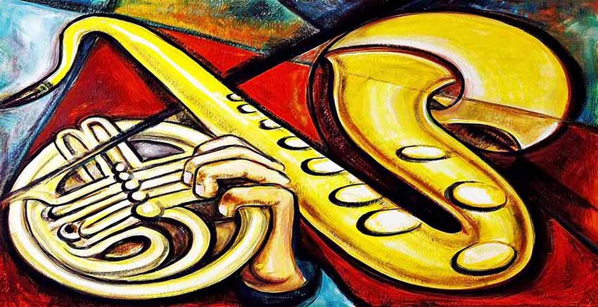 Abstract Music Canvas Wall Art Canvas Print