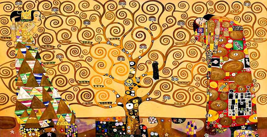 Klimt Tree of Life Canvas Wall Art Canvas Print