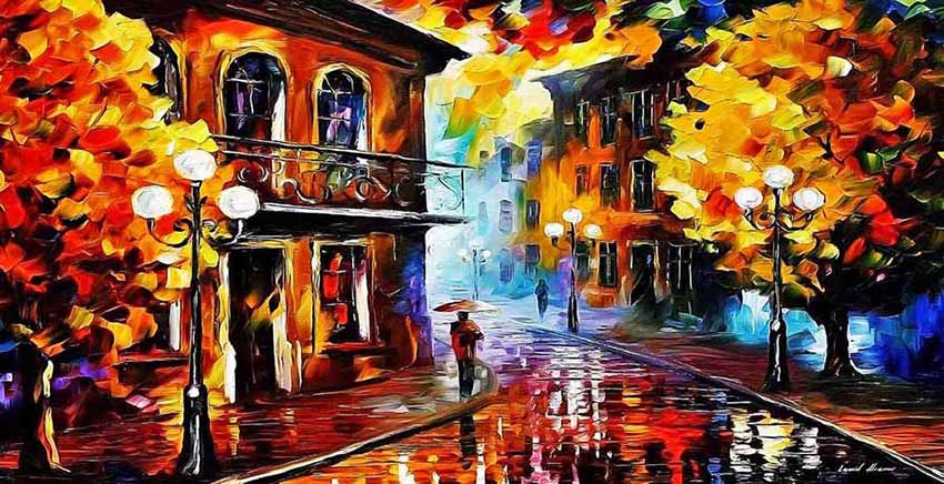 Canvas Wall Art Canvas Print Oil Paint Effect
