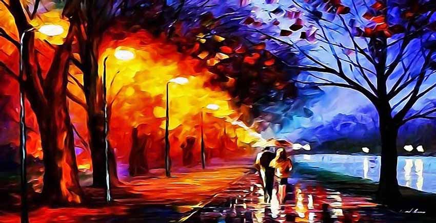 Canvas Wall Art Canvas Print Oil Paint Effect