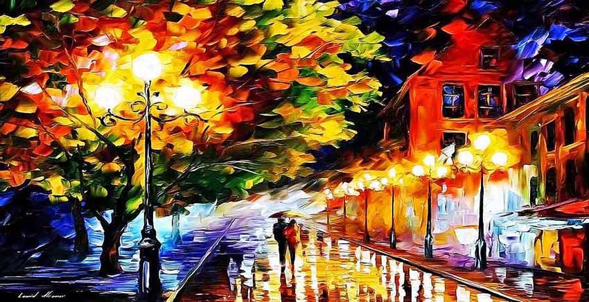 Canvas Wall Art Canvas Print Oil Paint Effect