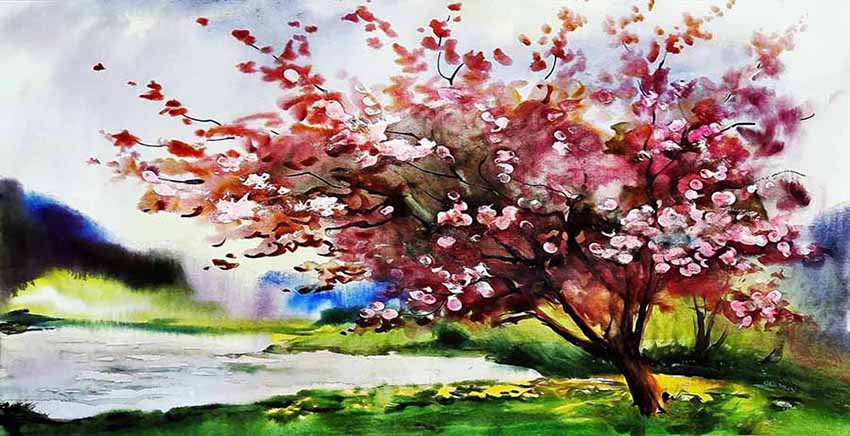 Canvas Wall Art Canvas Print Oil Paint Effect