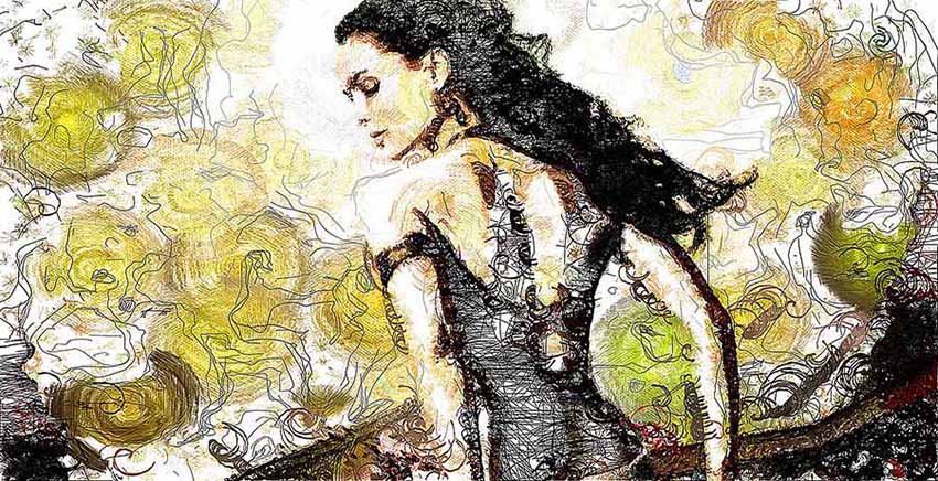 Canvas Wall Art Canvas Print Oil Paint Effect