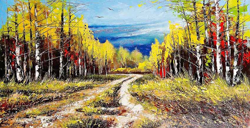 Canvas Wall Art Canvas Print Oil Paint Effect