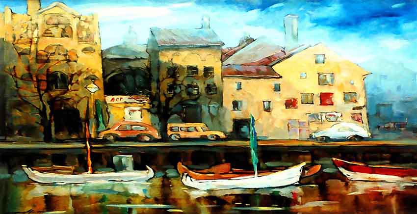 Canvas Wall Art Canvas Print Denmark, Copenhagen