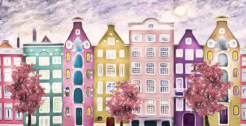 Canvas Wall Art Canvas Print Paint Efect