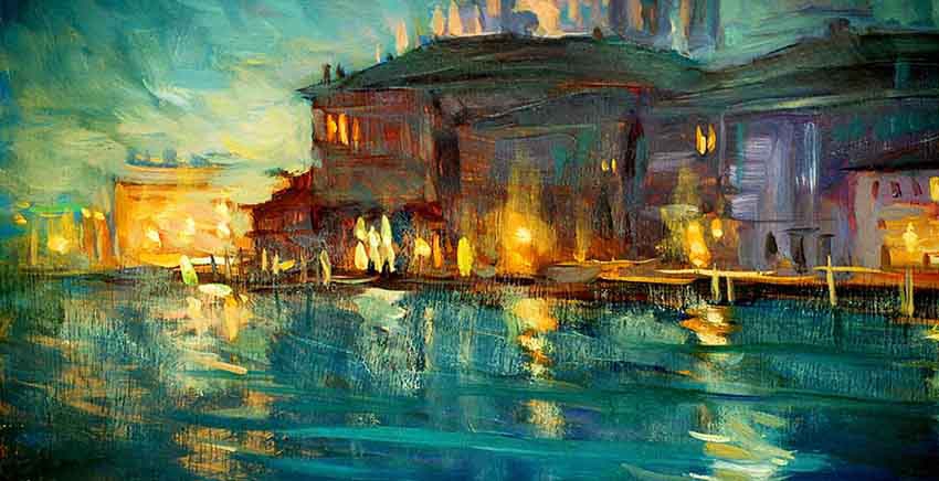 Canvas Wall Art Canvas Print Paint Efect