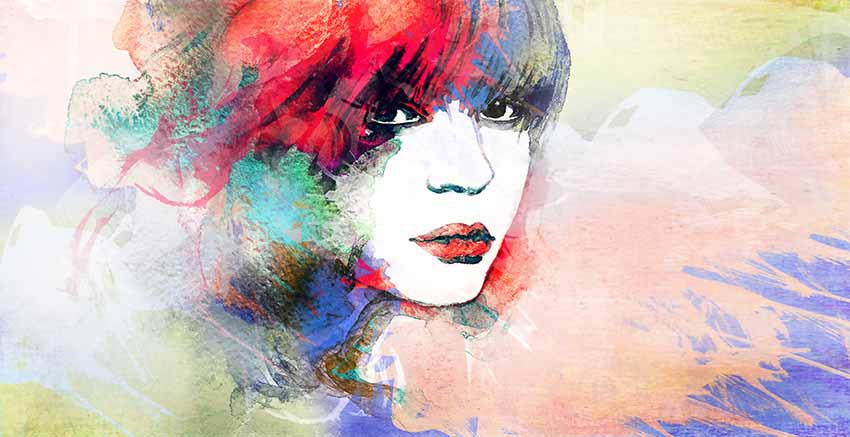 Canvas Wall Art Canvas Print Paint Efect
