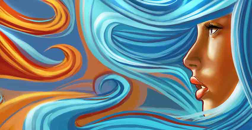Canvas Wall Art Canvas Print Paint Efect