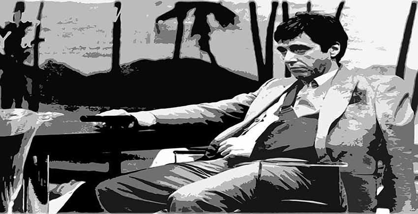 Scar Face Canvas Wall Art Canvas Print Pop Art