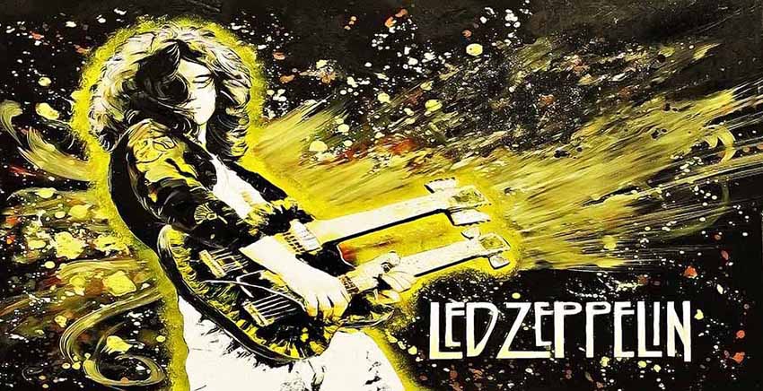 Led Zeppelin Canvas Wall Art Canvas Print Pop Art