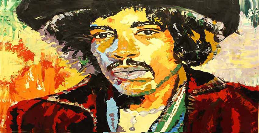 Jimi Hendrix Canvas Wall Art Canvas Print Pop Art