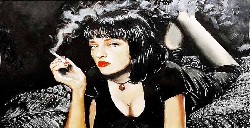 Pulp Fiction Canvas Wall Art Canvas Print Pop Art