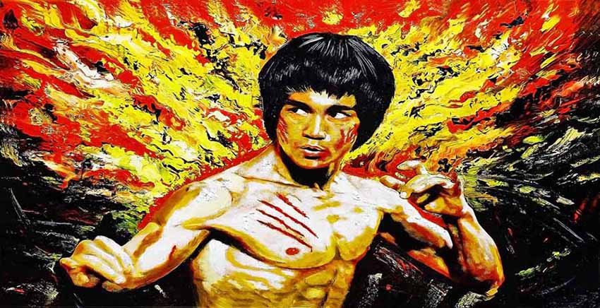 Bruce Lee Canvas Wall Art Canvas Print Pop Art