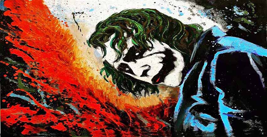 Joker Canvas Wall Art Canvas Print Pop Art
