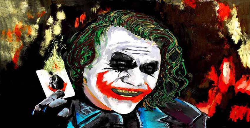 Joker Canvas Wall Art Canvas Print Pop Art