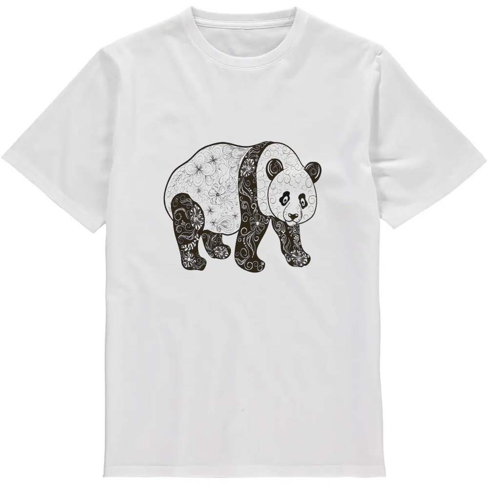 Regular Fit Printed T-Shirt panda — image 2