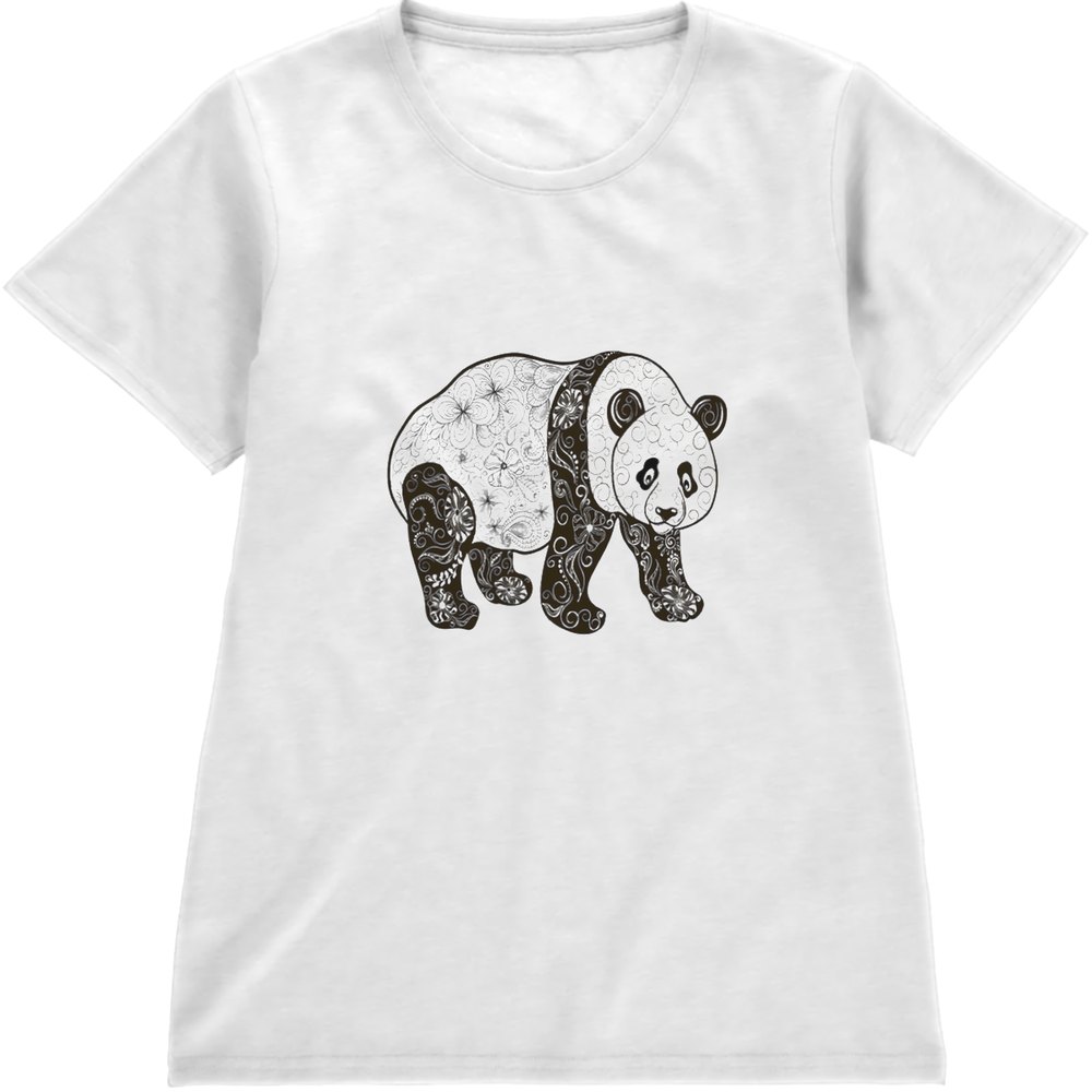 Regular Fit Printed T-Shirt panda — image 4