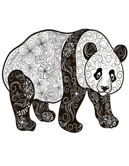 Regular Fit Printed T-Shirt panda — image 6