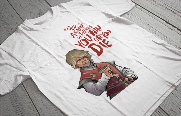 Regular Fit Printed T-Shirt Tyrion Lannister
