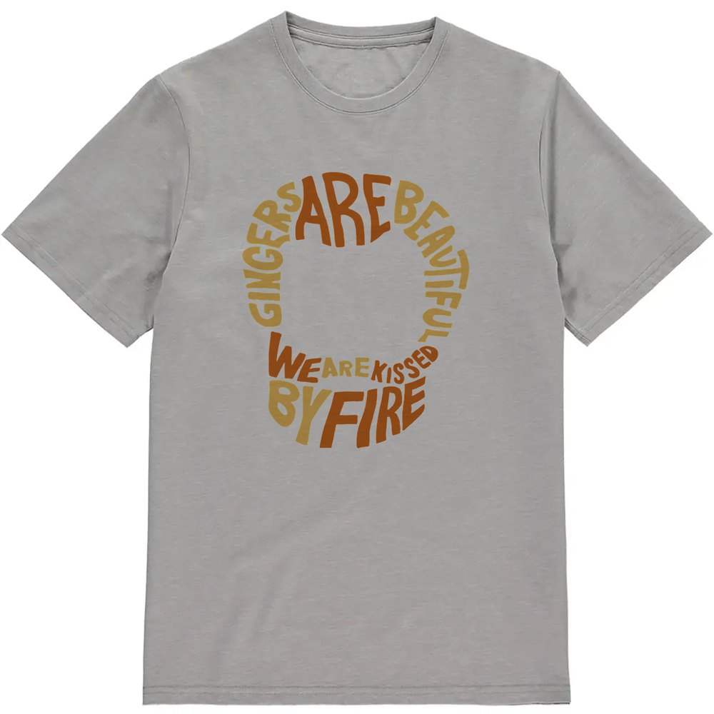 Regular Fit Printed T-Shirt Kiss By fire — image 3