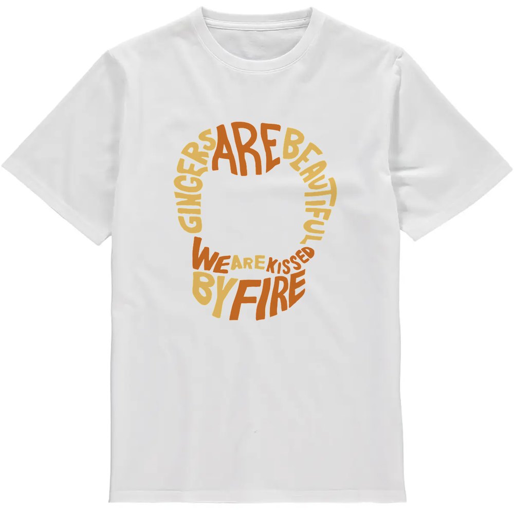 Regular Fit Printed T-Shirt Kiss By fire — image 2