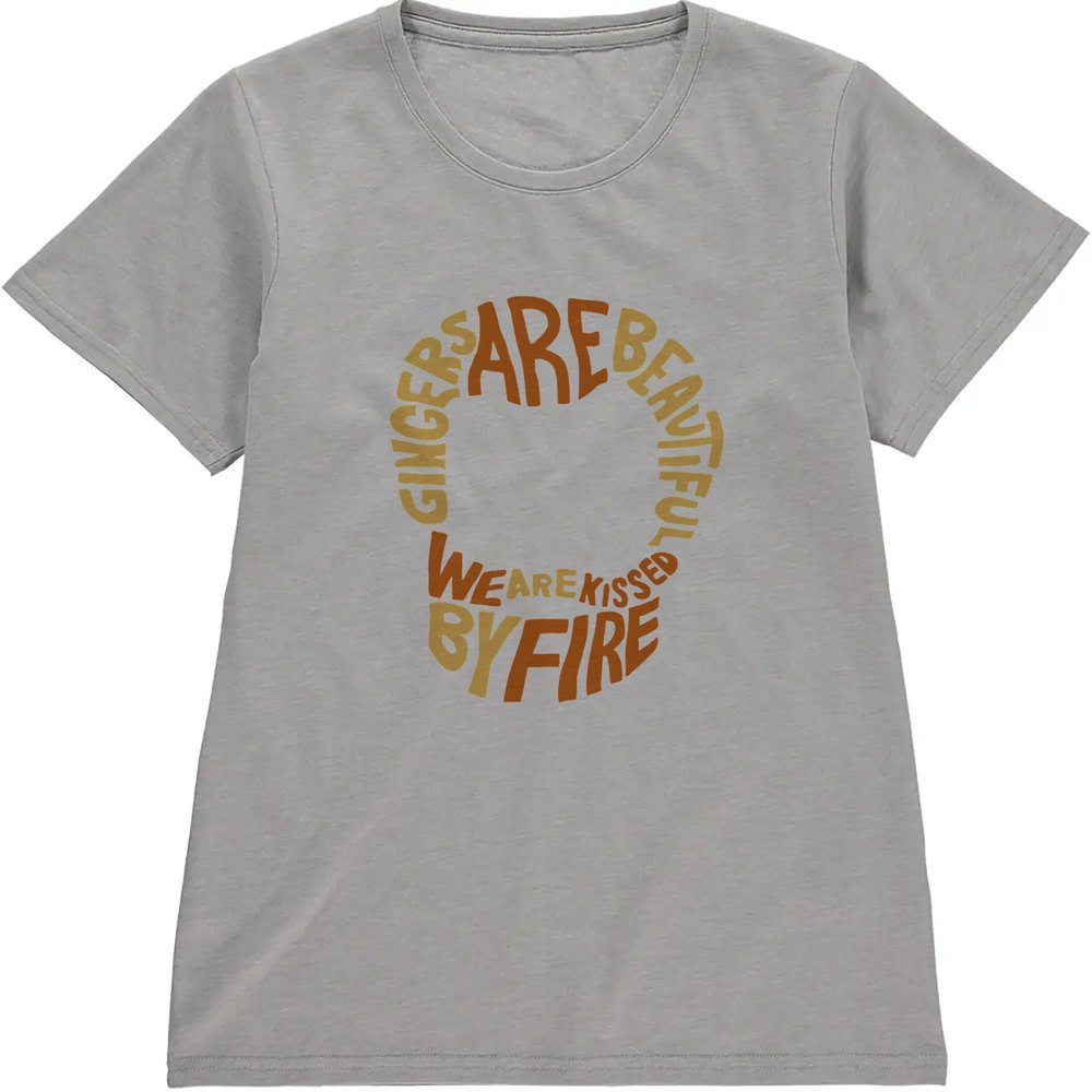 Regular Fit Printed T-Shirt Kiss By fire — image 5