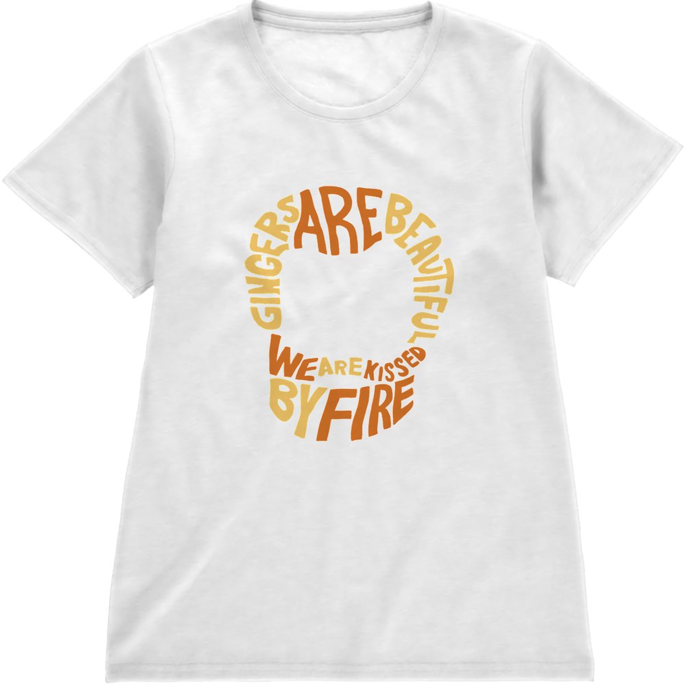 Regular Fit Printed T-Shirt Kiss By fire — image 4