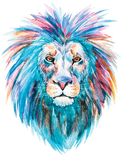 Regular Fit Printed T-Shirt  Lion — image 6