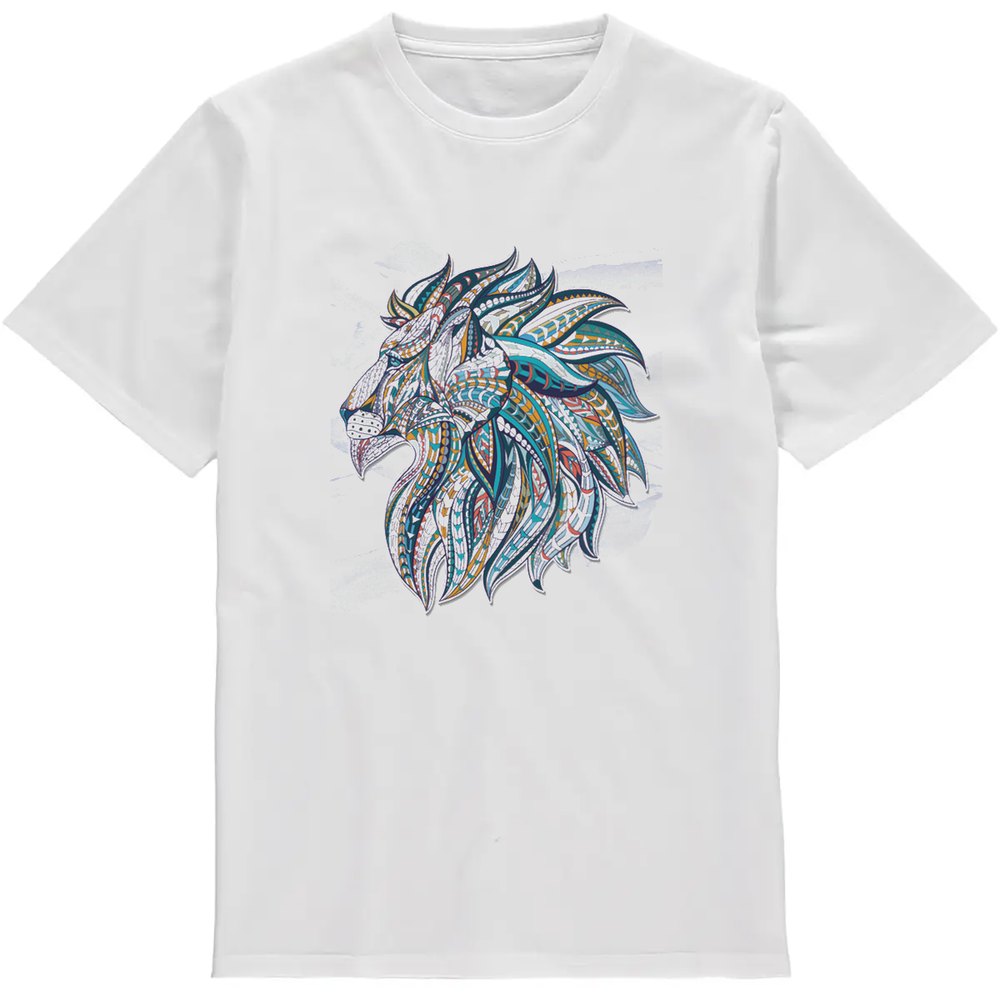 Regular Fit Printed T-Shirt  Lion — image 2