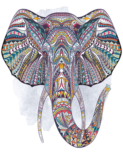 Regular Fit Printed T-Shirt  Elephant — image 6