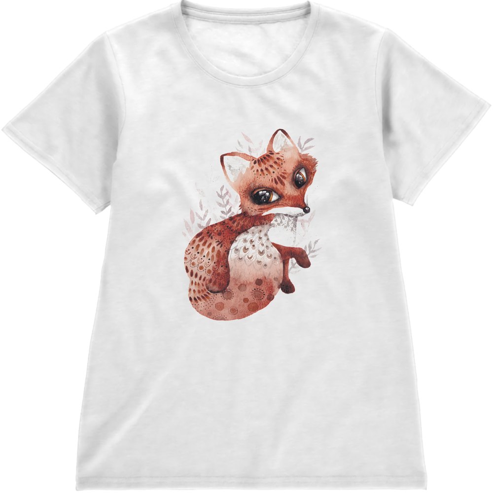Regular Fit Printed T-Shirt  Fox — image 4