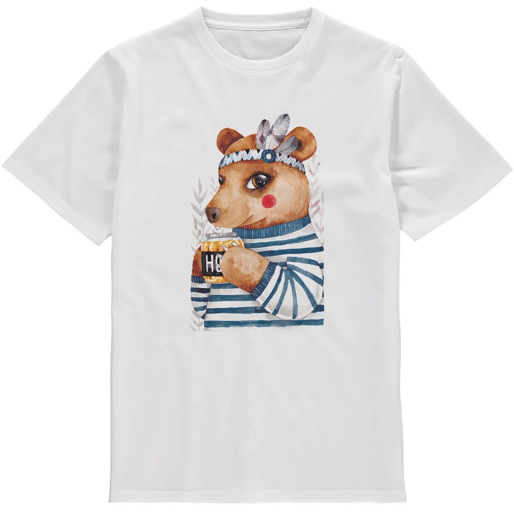 Regular Fit Printed T-Shirt  Bear — image 2
