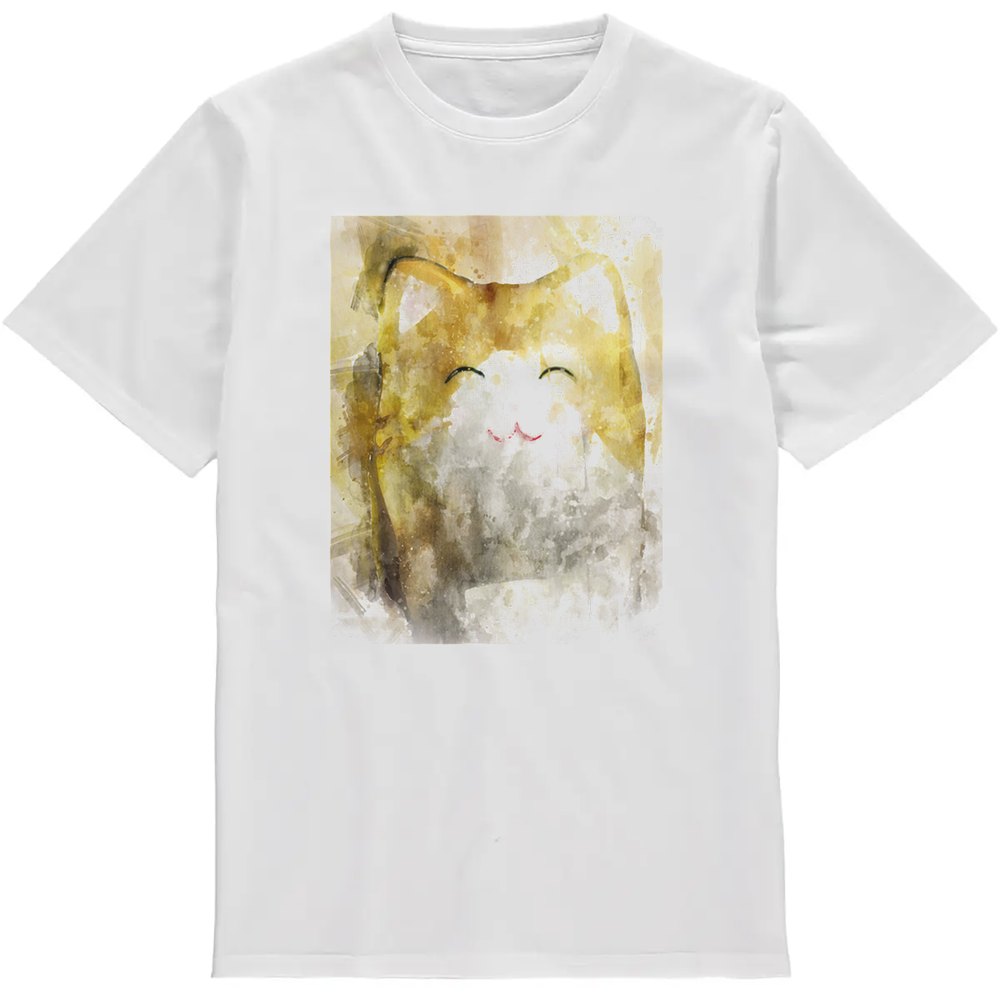 Regular Fit Printed T-Shirt  water colour — image 2