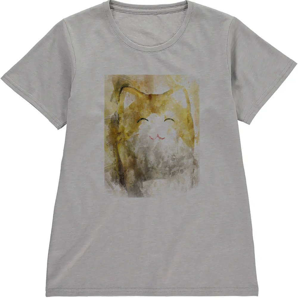 Regular Fit Printed T-Shirt  water colour — image 5