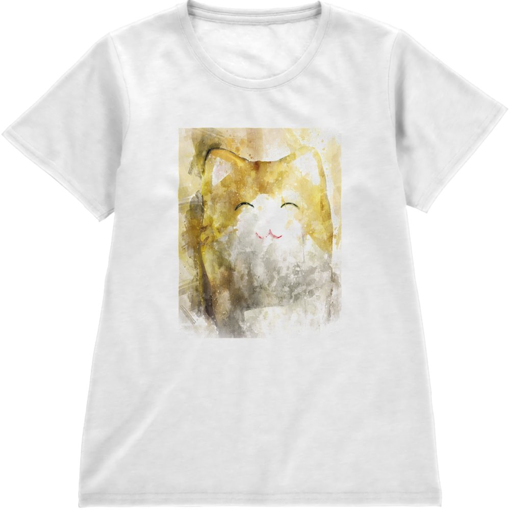 Regular Fit Printed T-Shirt  water colour — image 4