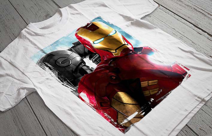 Regular Fit Printed T-Shirt Ironman
