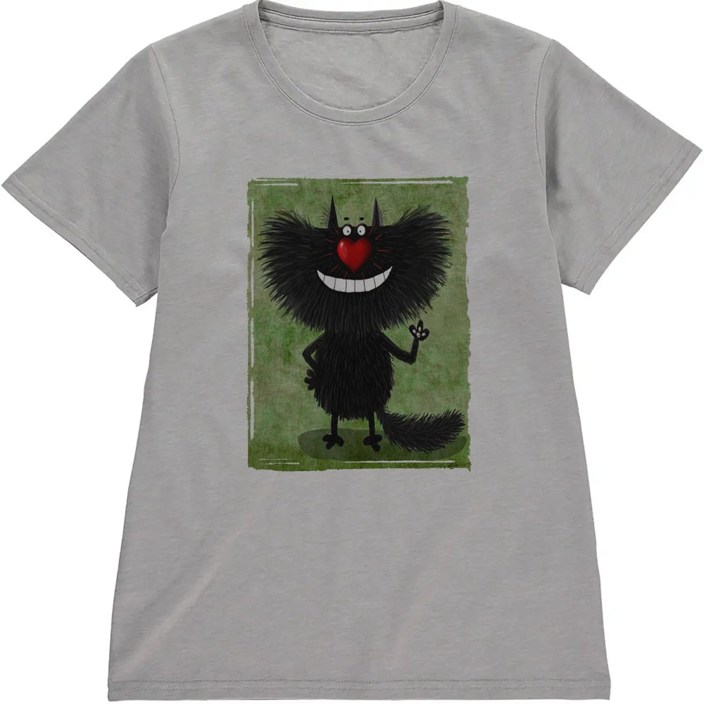 Regular Fit Printed T-Shirt Cat — image 5